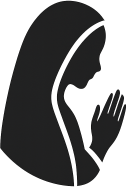 mary-silhouette Silhouette of the Virgin Mary in prayer